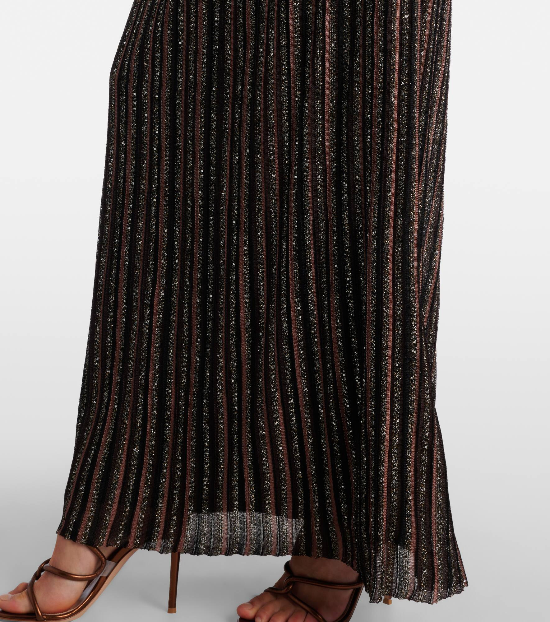 Lamé maxi dress - 5