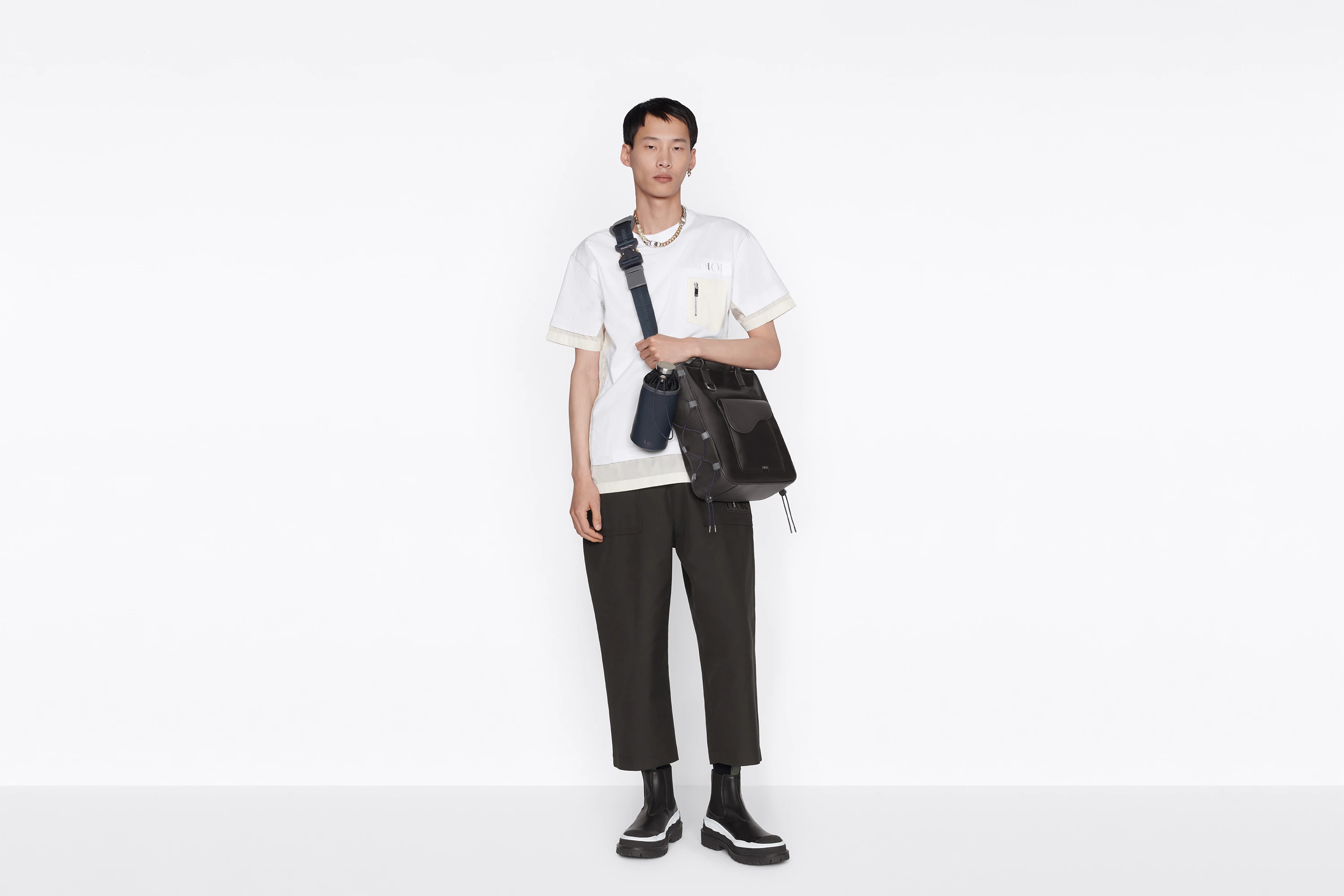 DIOR AND SACAI Cropped Pants - 4