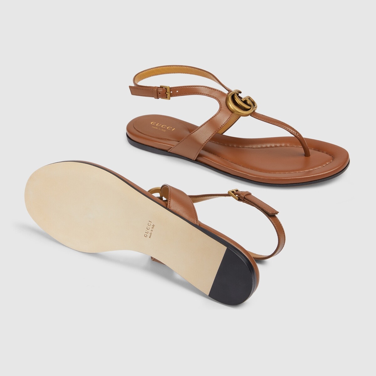 Women's Double G thong sandal - 6