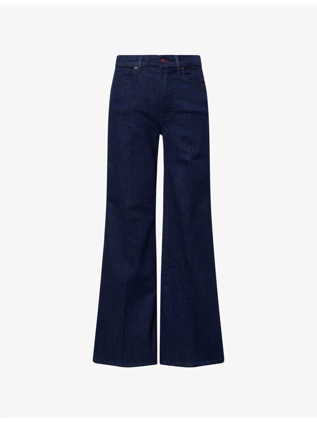 Good Waist Palazzo Stretch-Denim Jeans - 1