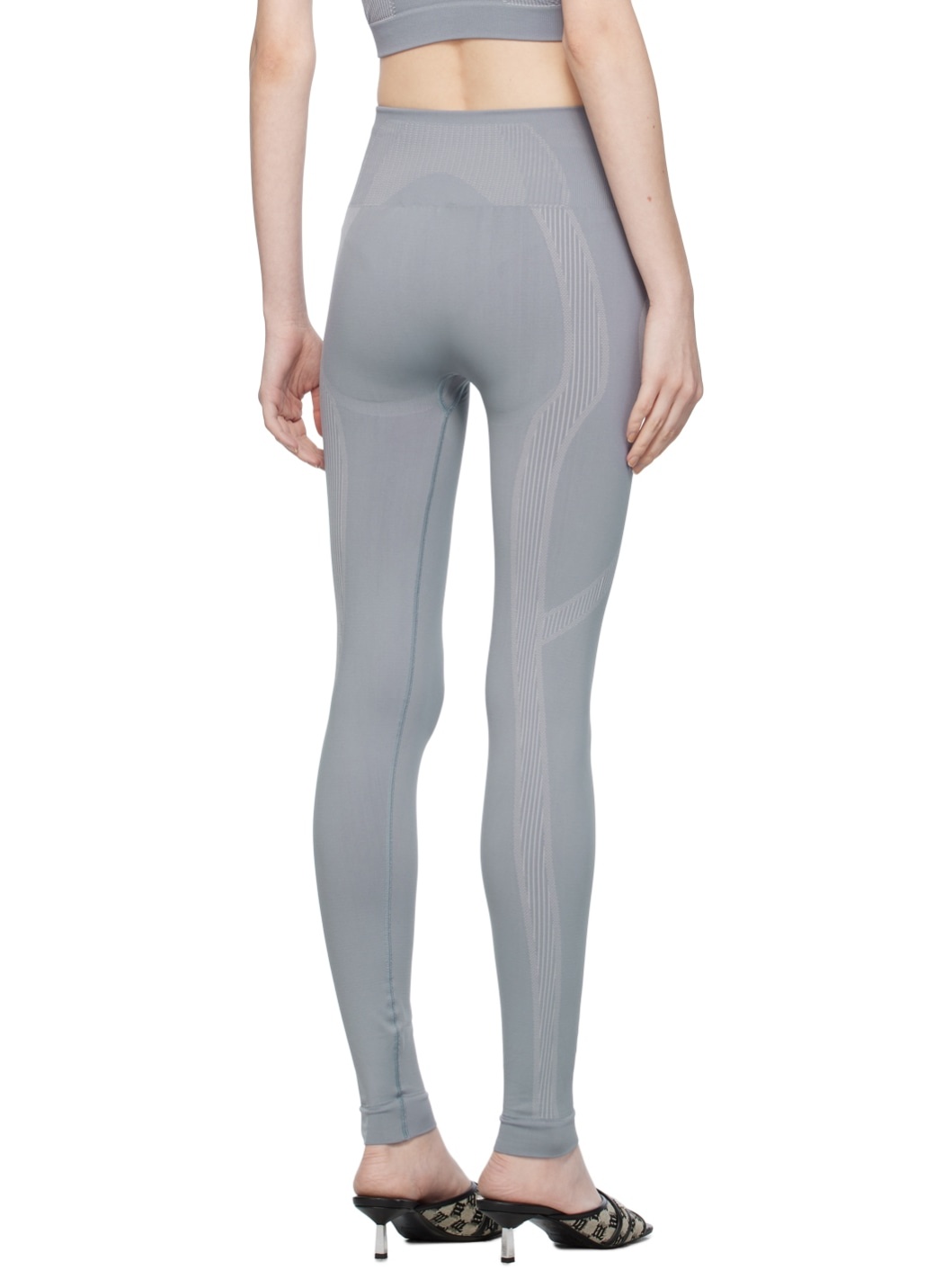 MISBHV SSENSE Exclusive Grey Nylon Leggings for Women