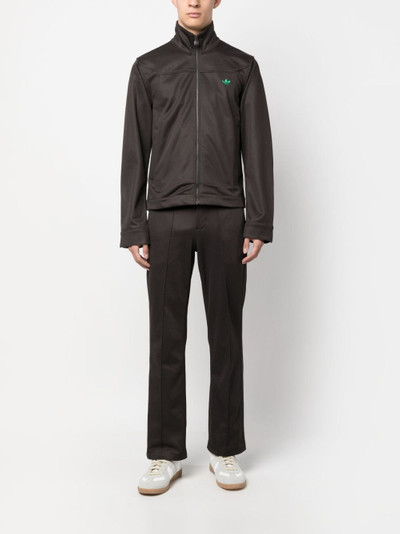 adidas x Wales Bonner embroidered trefoil zipped jacket outlook
