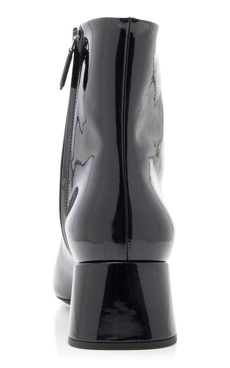 Modellerie Metal-Tipped Leather Ankle Boots black 4