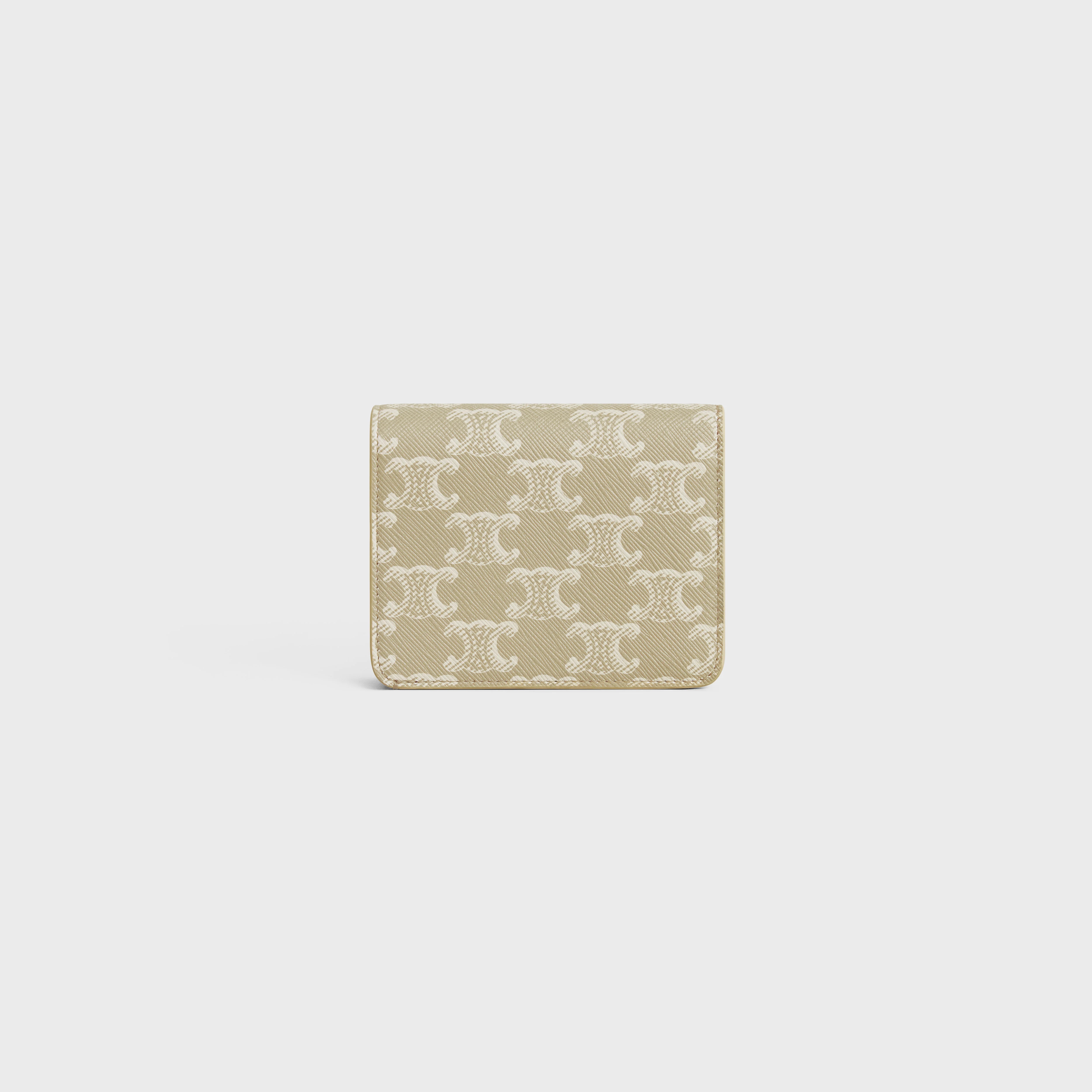 TRIOMPHE COMPACT WALLET in TRIOMPHE CANVAS - 3