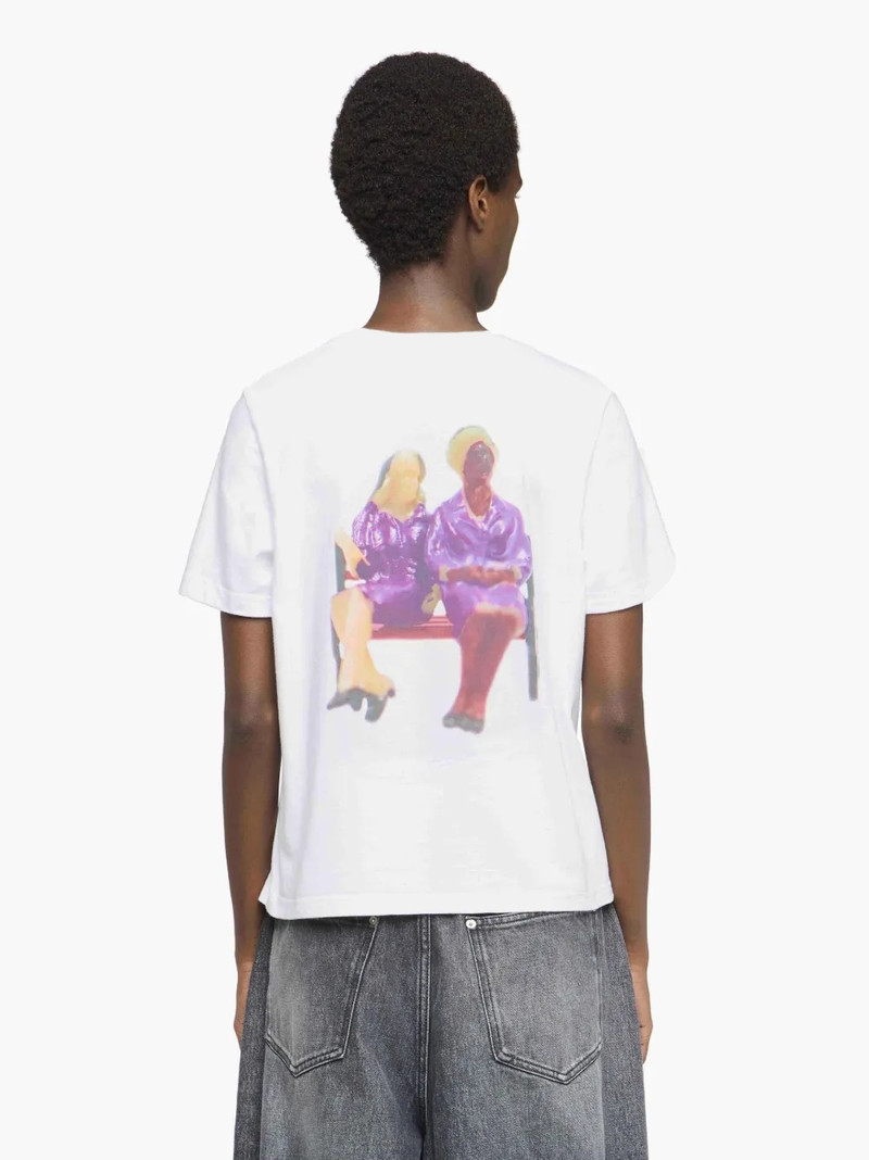 JW Anderson PRINTED T-SHIRT WITH ANCHOR EMBROIDERY outlook
