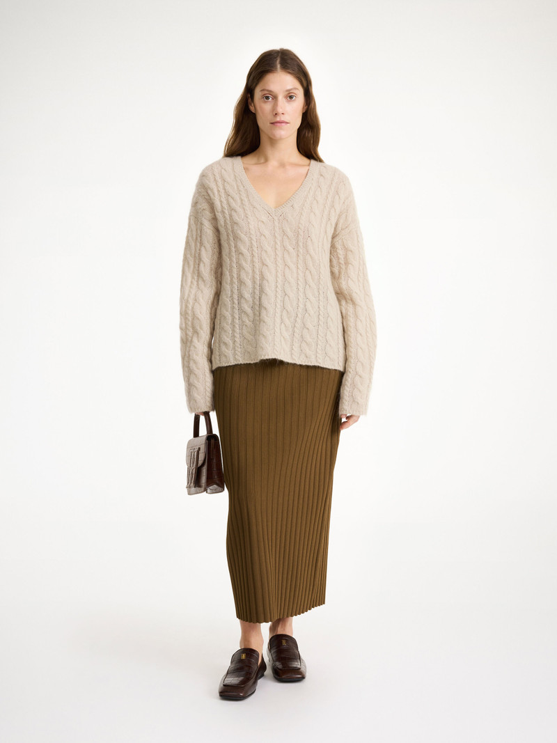 BY MALENE BIRGER Cimone cable-knit sweater outlook