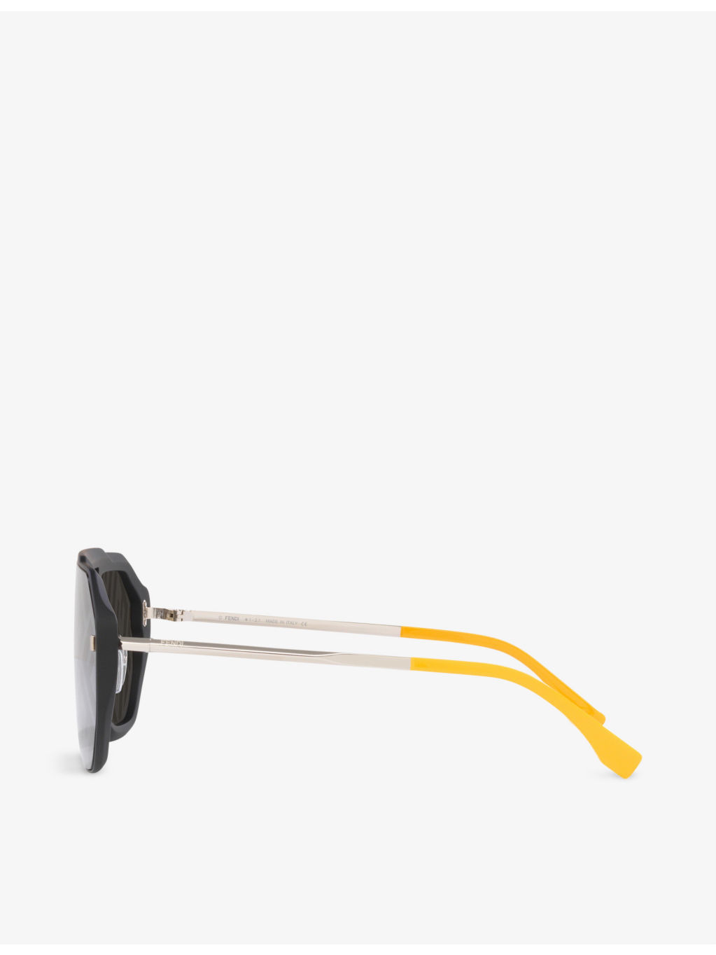 FN000575 monogram aviator-frame acetate sunglasses - 4