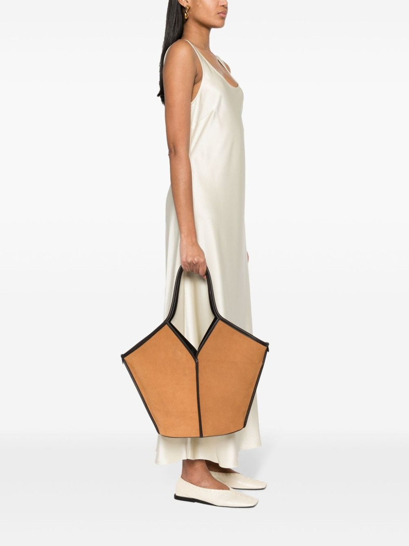 HEREU Calella leather tote bag outlook