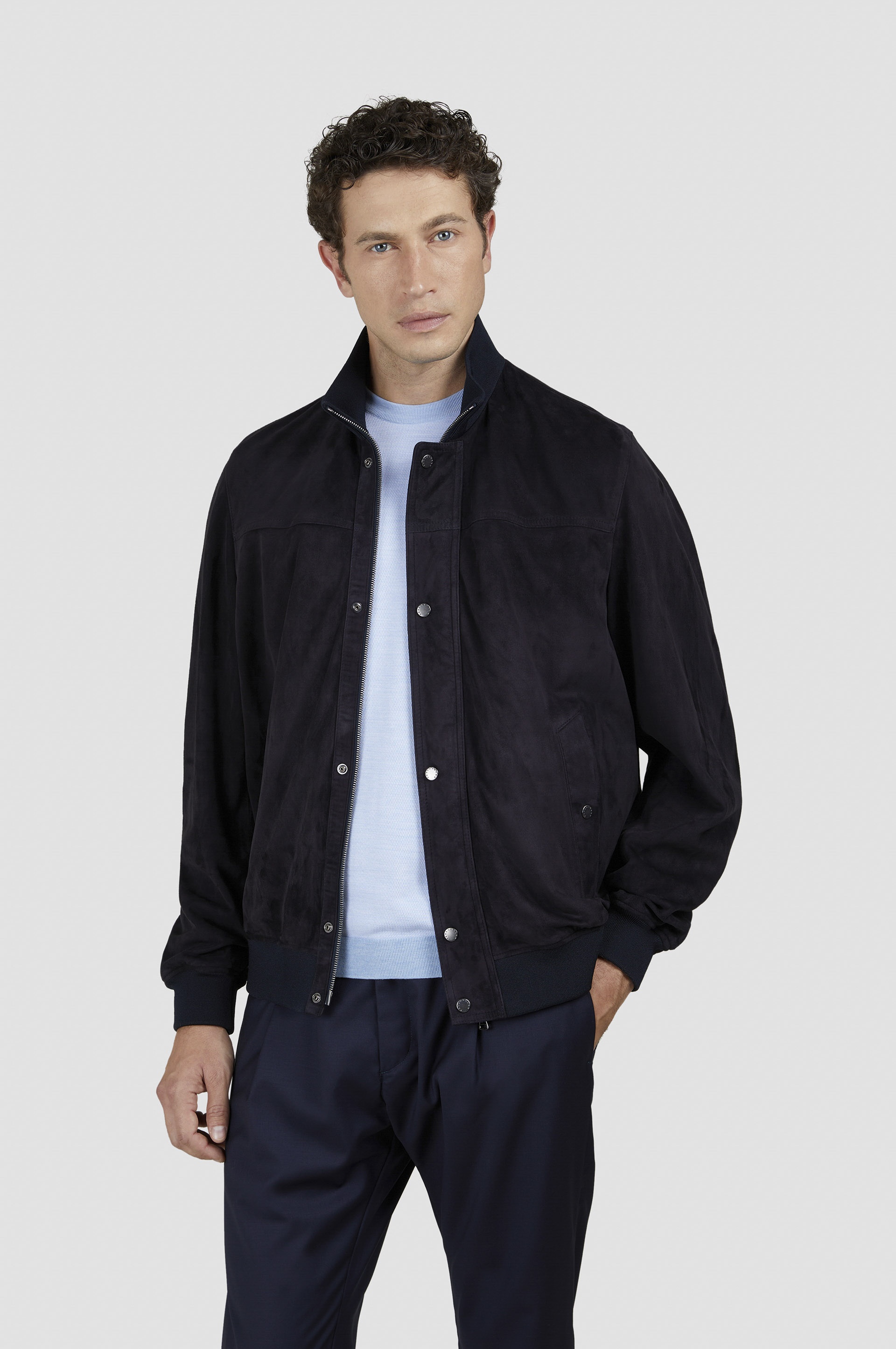 AQUALEATHER SUEDE BOMBER - 9