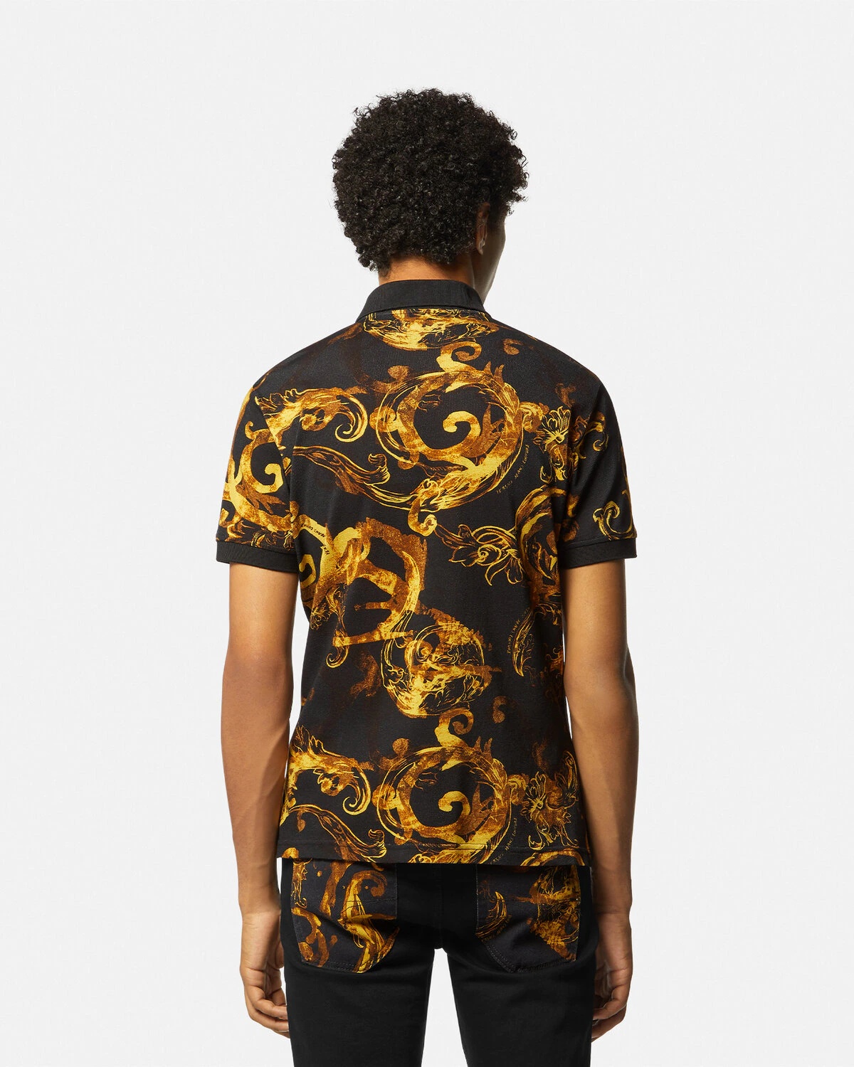 Watercolour Couture Polo Shirt - 5