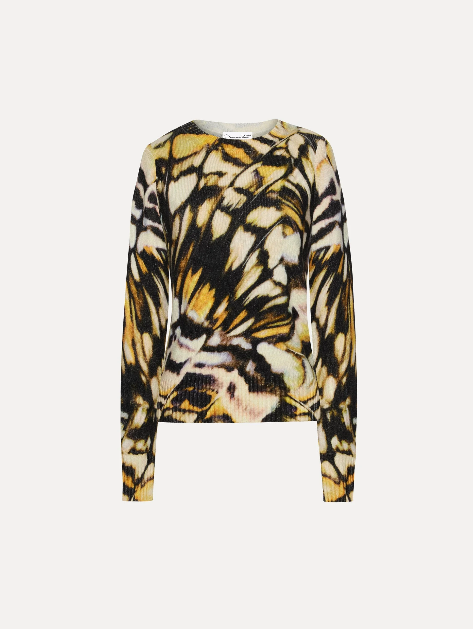 ABSTRACT BUTTERFLY PRINTED PULLOVER - 1