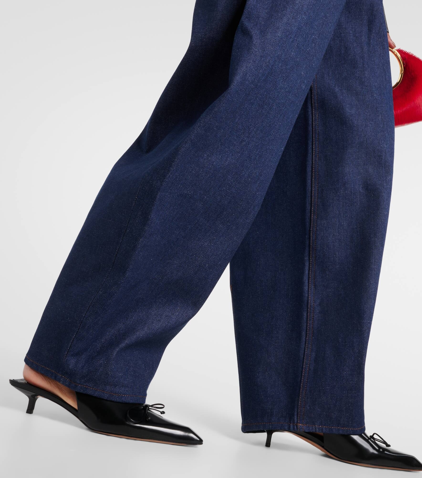 De-Nîmes Ovalo mid-rise wide-leg jeans - 5