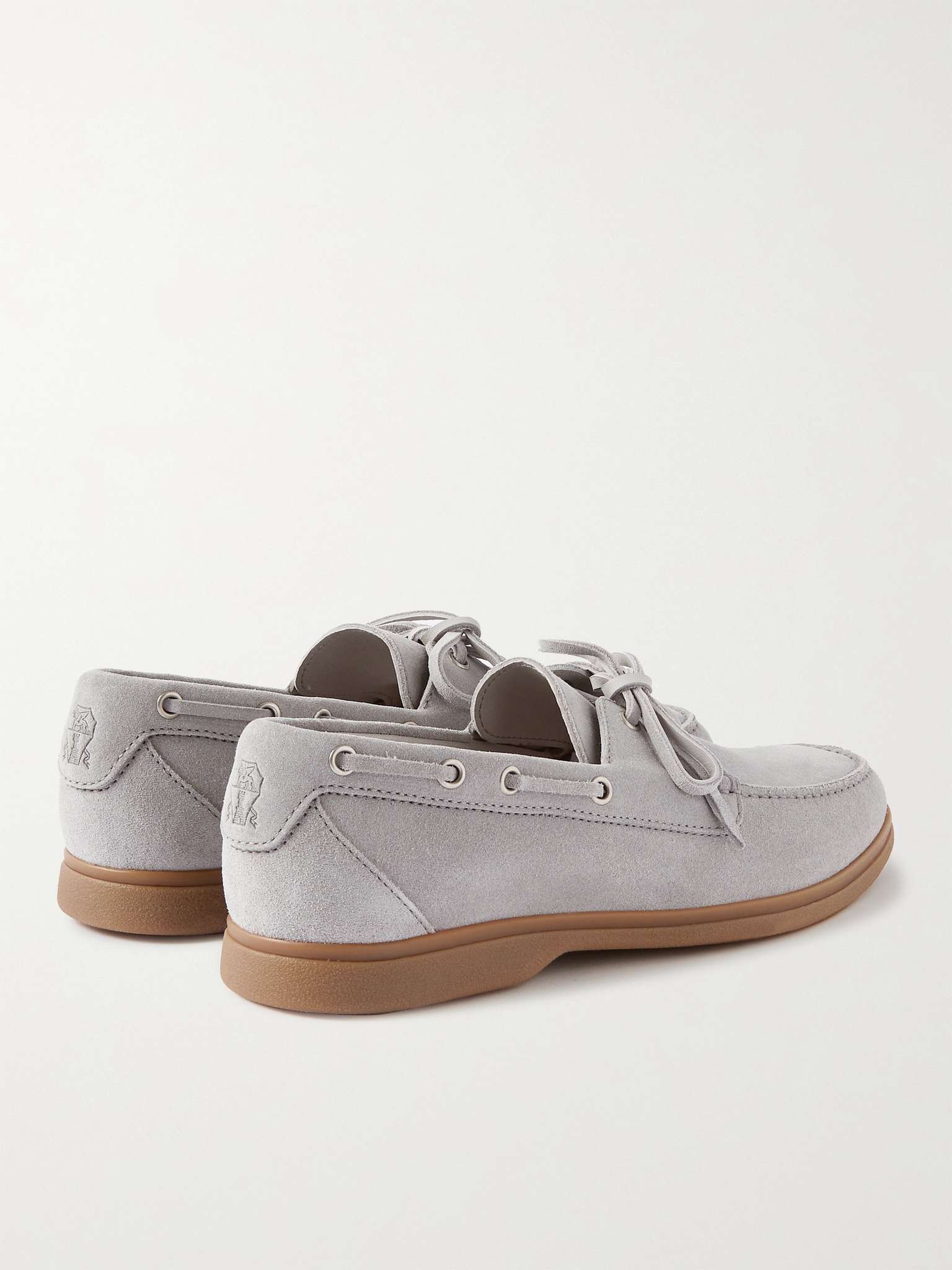 Suede Boat Shoes - 5