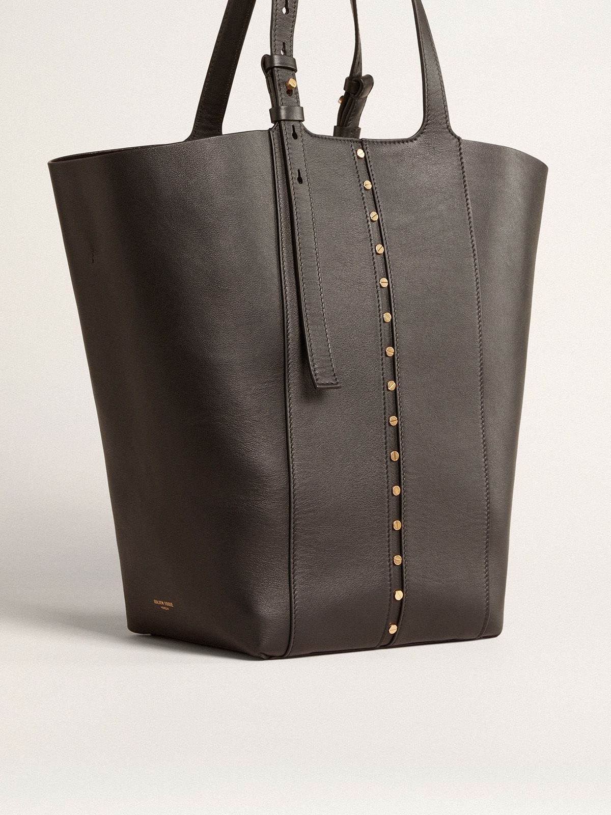 24/7 Bag in black leather with adjustable handles - 5