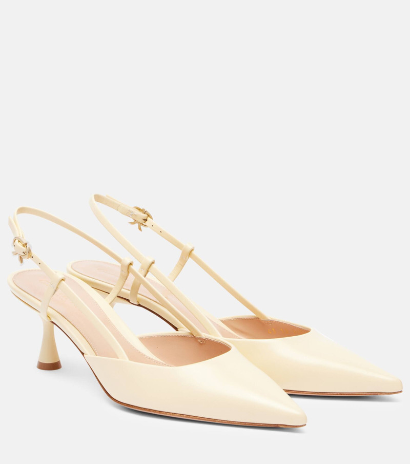Ascent 55 leather slingback pumps 1