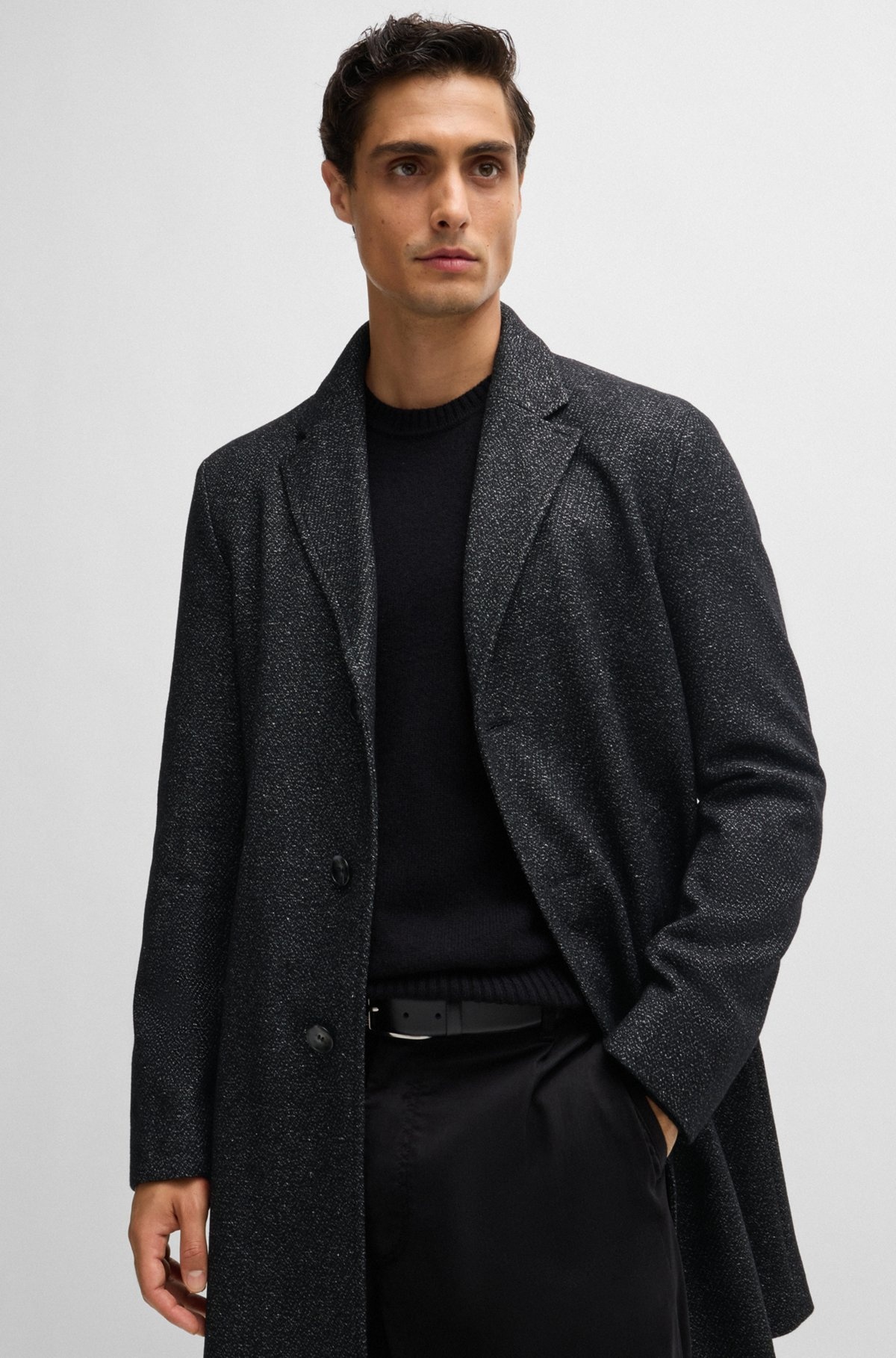 SLIM-FIT COAT WITH DETACHABLE ZIP-UP INNER - 6