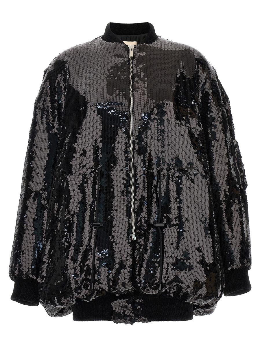ブルゾン ALEXANDRE VAUTHIER Sequin bomber jacket (234COA2001 LACK) ALEXANDRE VAUTHIER ALEXANDRE VAUTHIER SEQUIN BOMBER JACKET