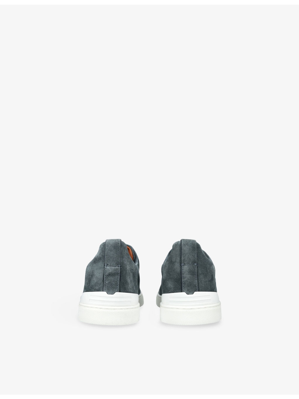 Tripe-Stitch Suede Low-Top Trainers - 4