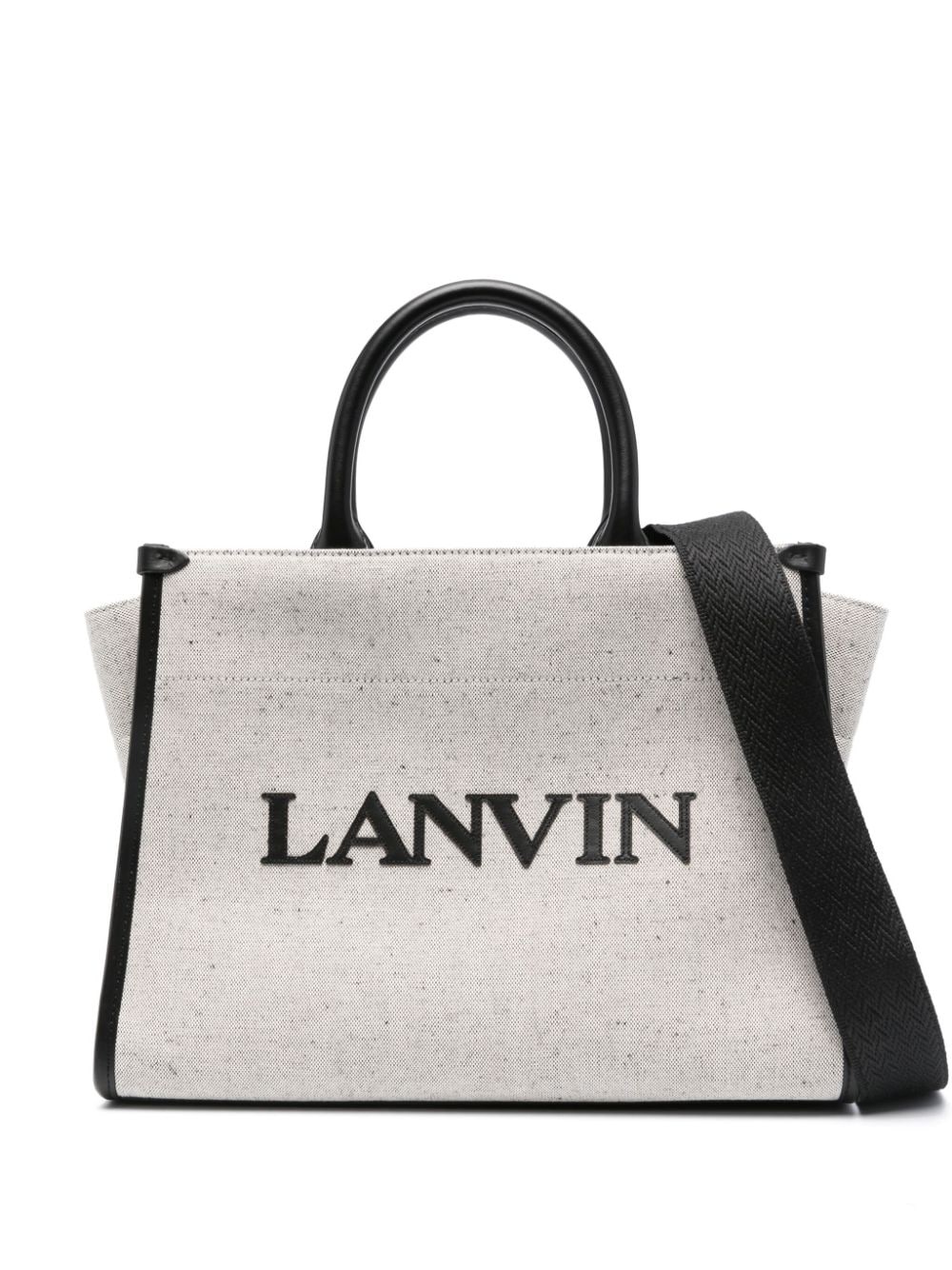 logo-embossed tote bag - 1