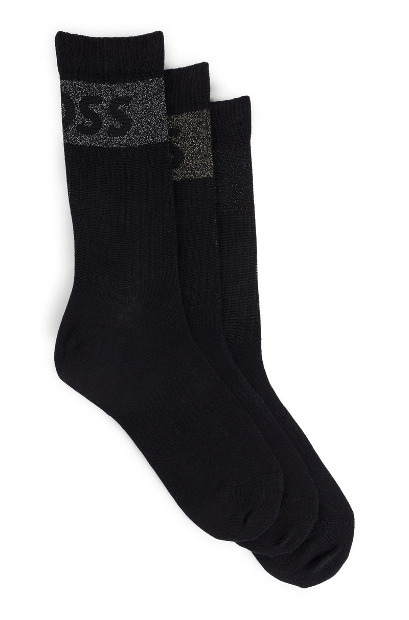 THREE-PACK OF SHORT SOCKS WITH LOGOS 1
