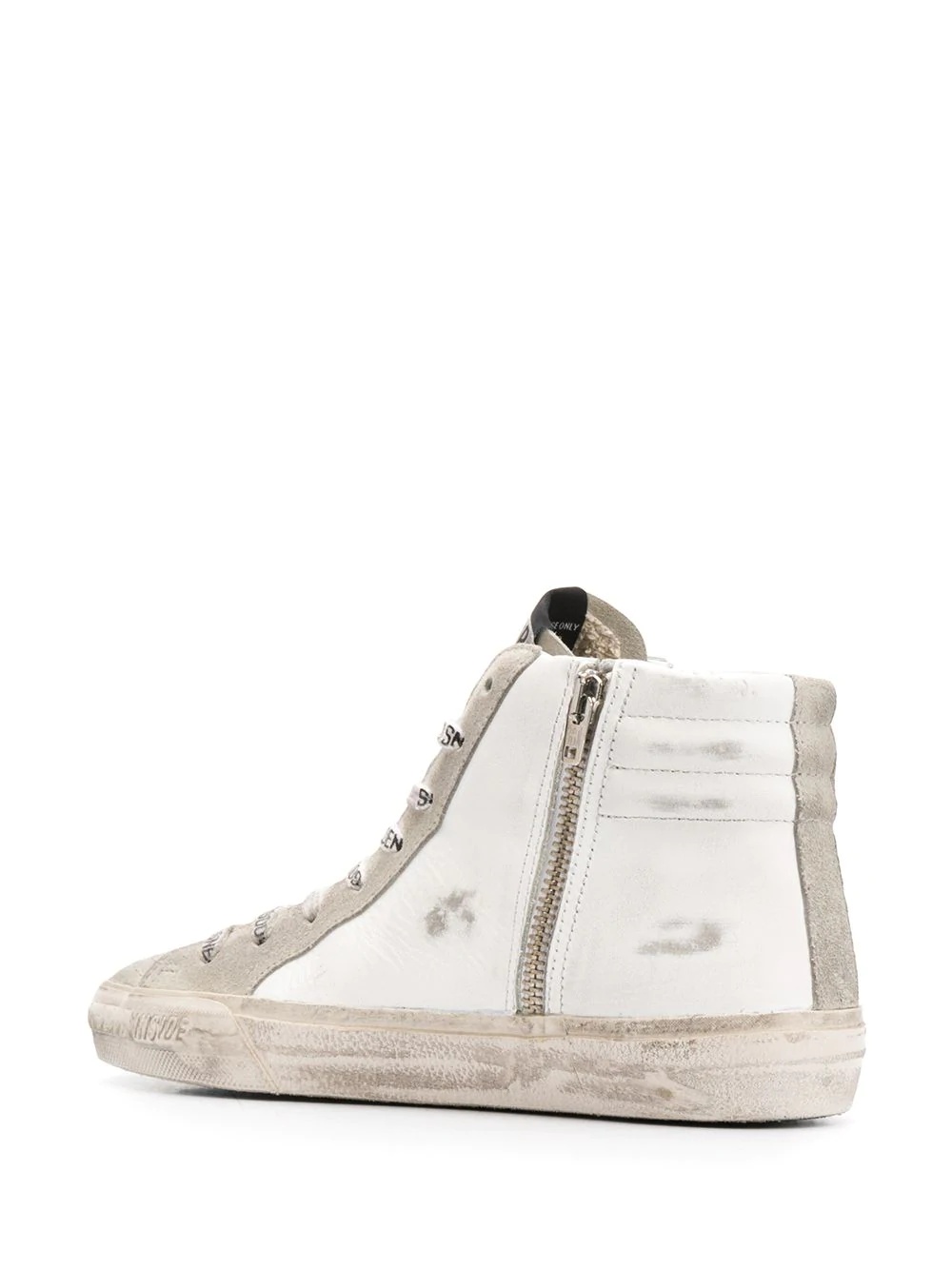 Slide high top sneakers - 3