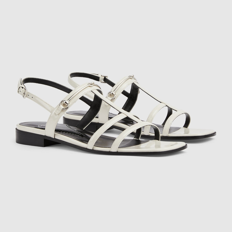 Women's slim Horsebit flat sandal 2