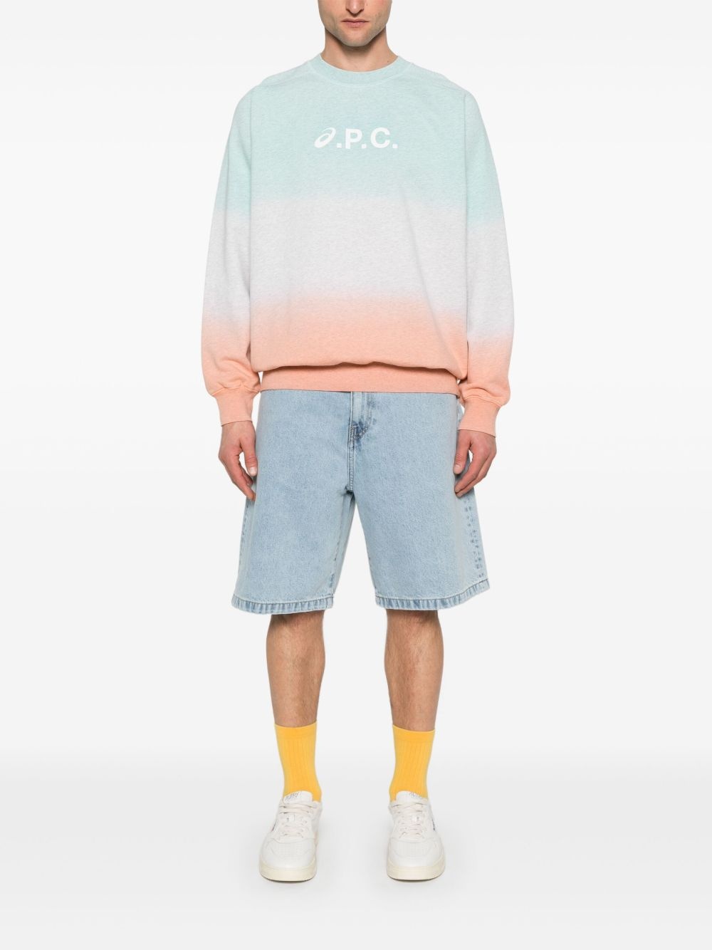 x asics logo-print sweater - 2