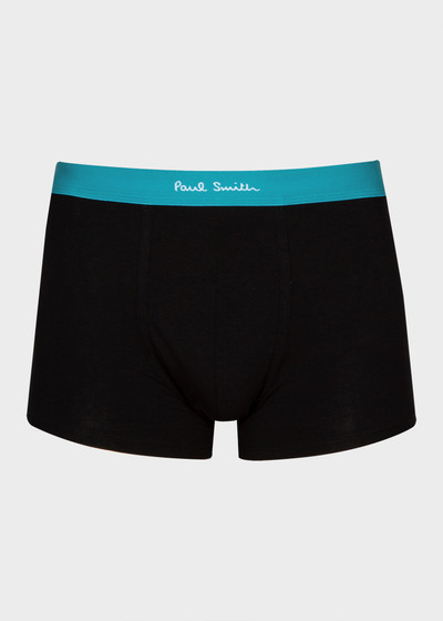 Paul Smith Black Contrast-Waist Boxer Briefs Three Pack outlook