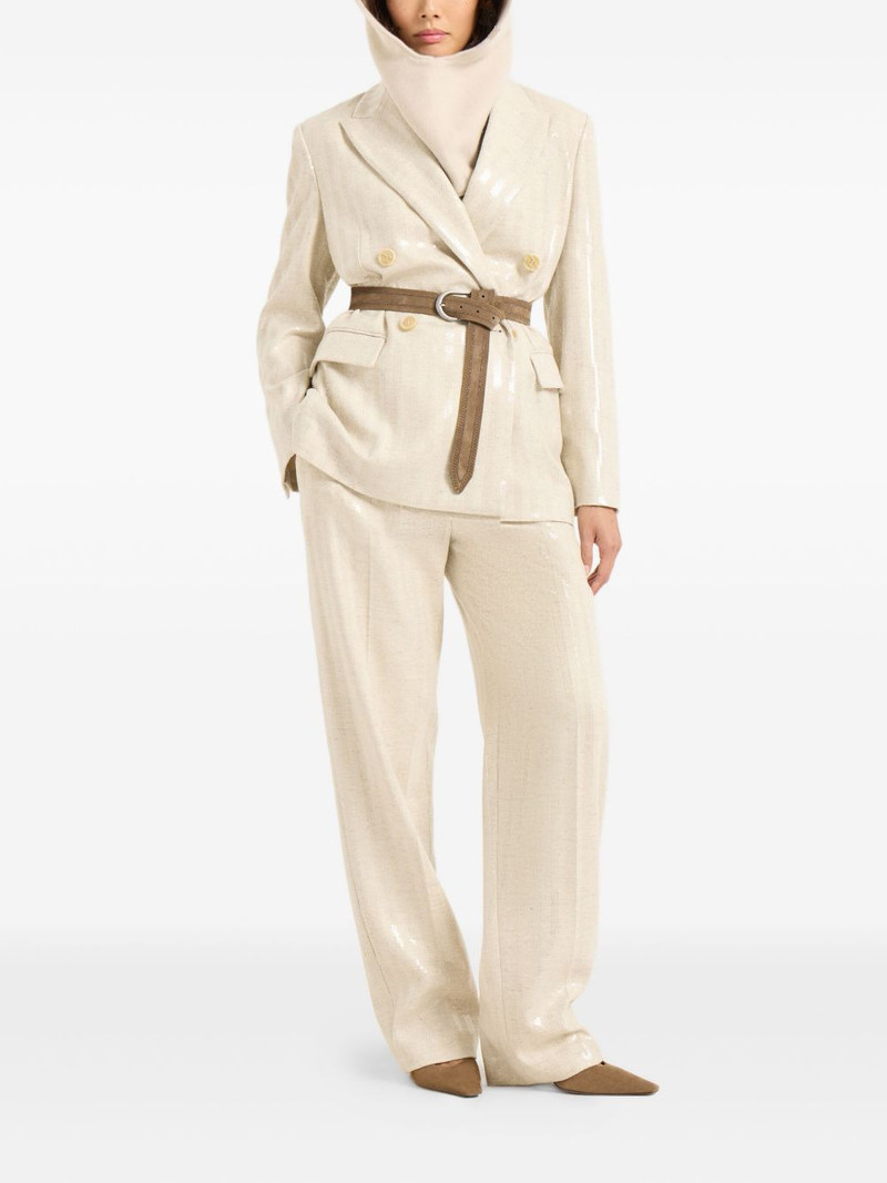 Brunello Cucinelli belt-loop trousers outlook