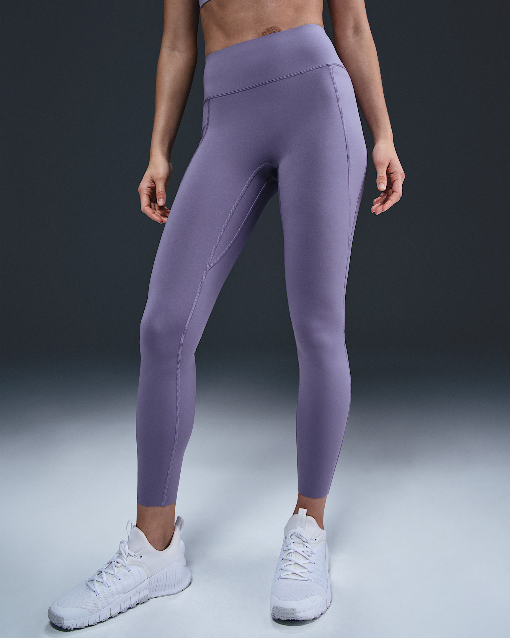 Nike Universa Women's Medium-Support High-Waisted 7/8 Leggings with Pockets - 2