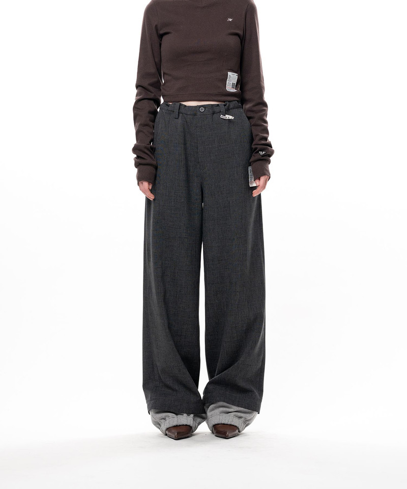 Mix Layered Houndstooth Pants 3