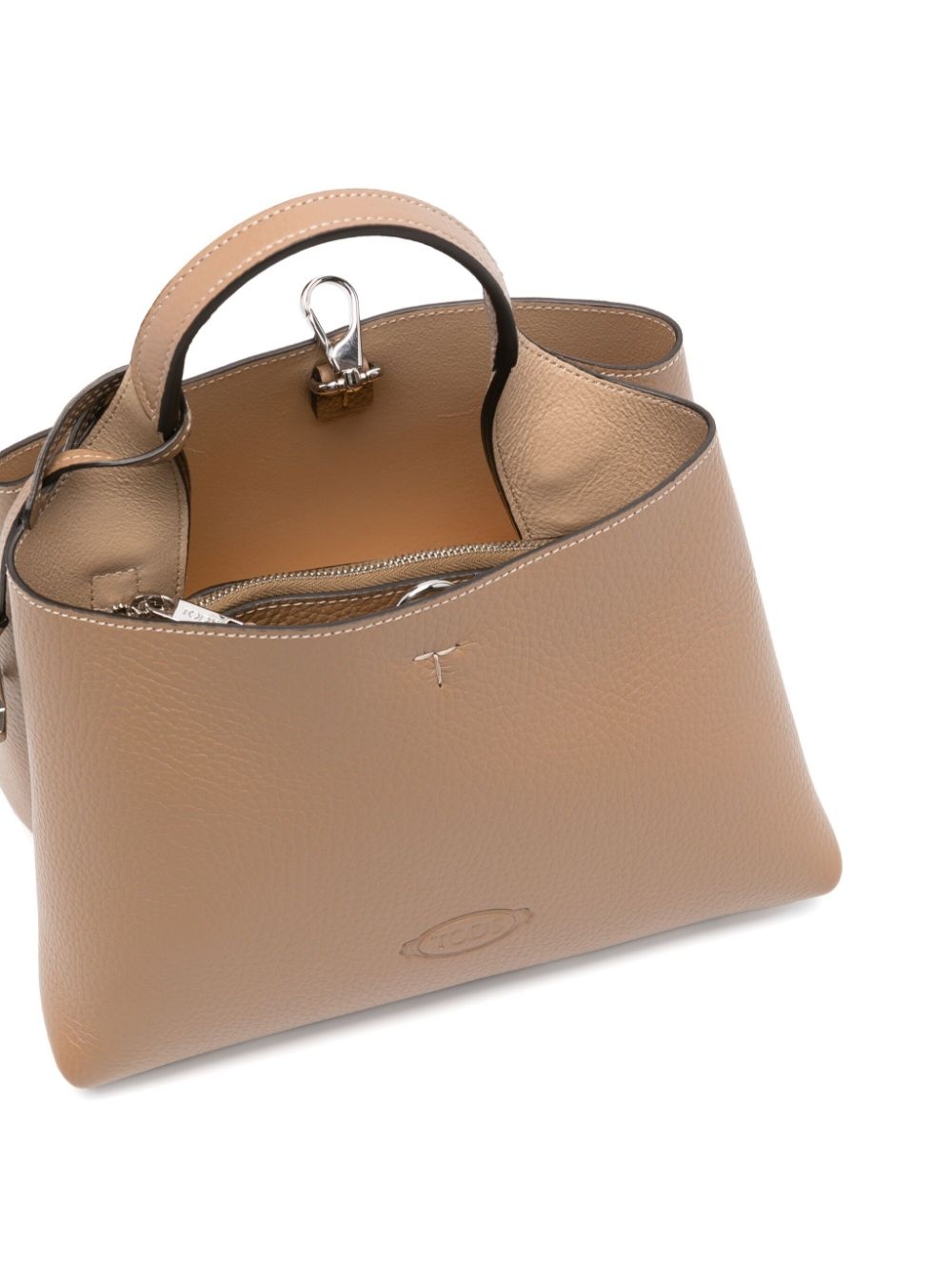leather tote bag - 5