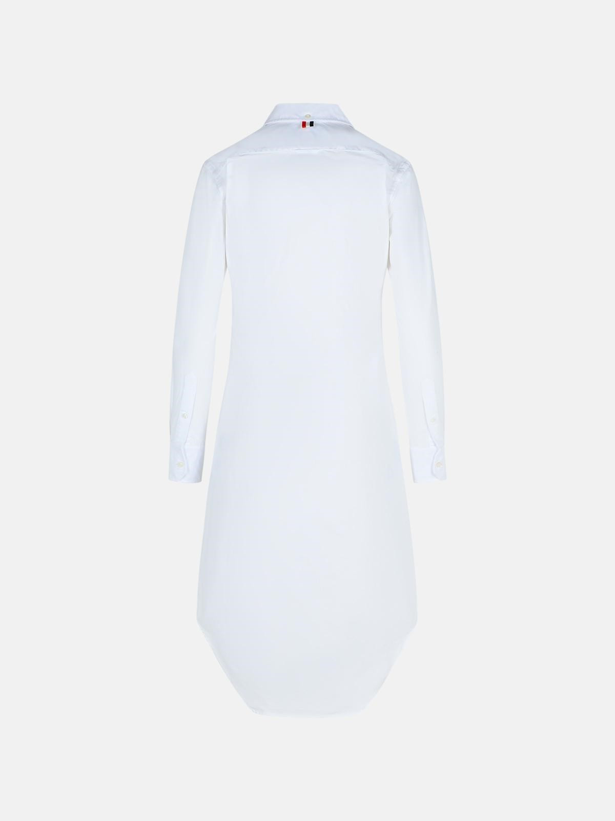 WHITE COTTON DRESS - 3