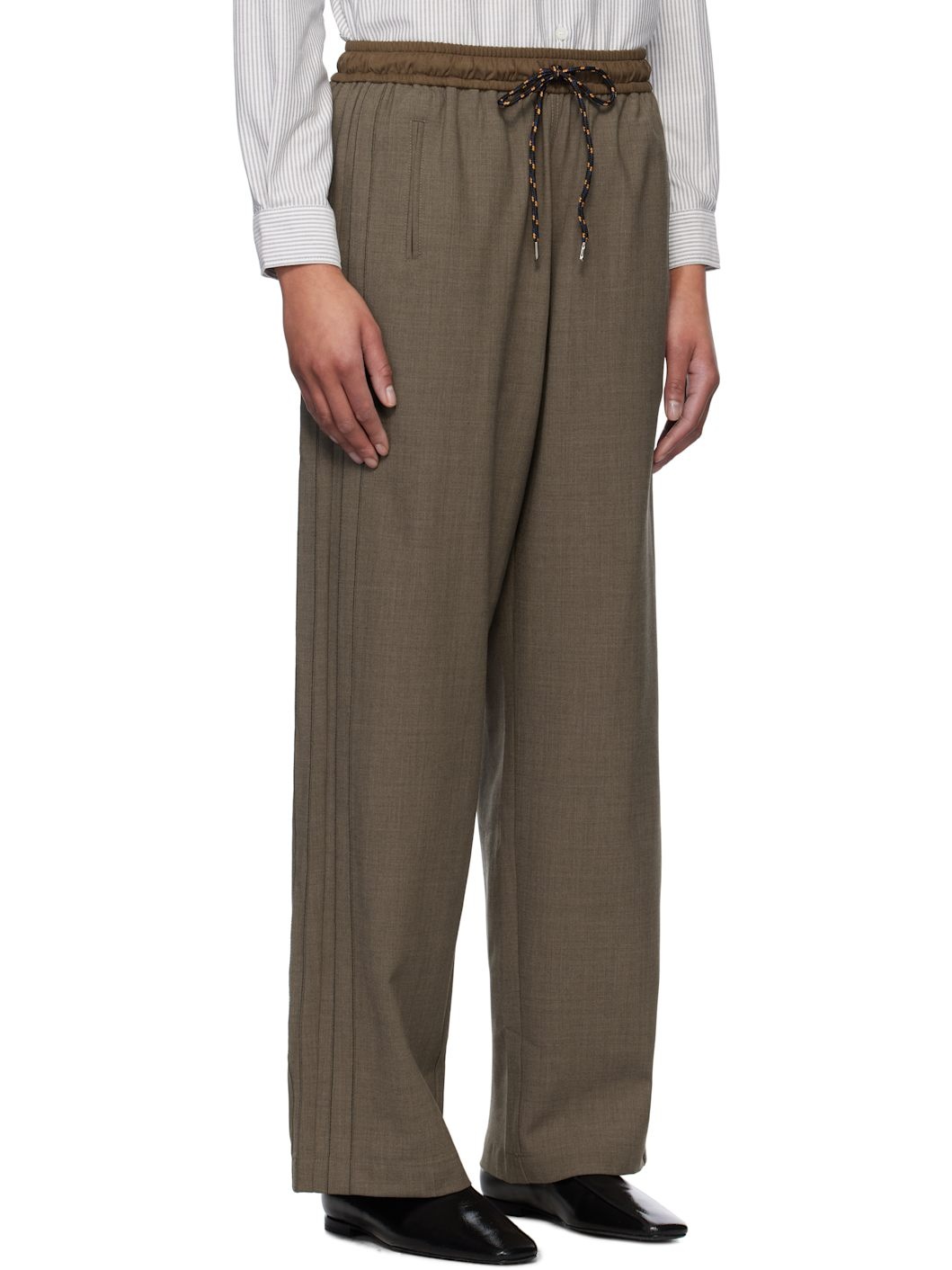 Taupe Tailoring Relaxed Trousers - 2