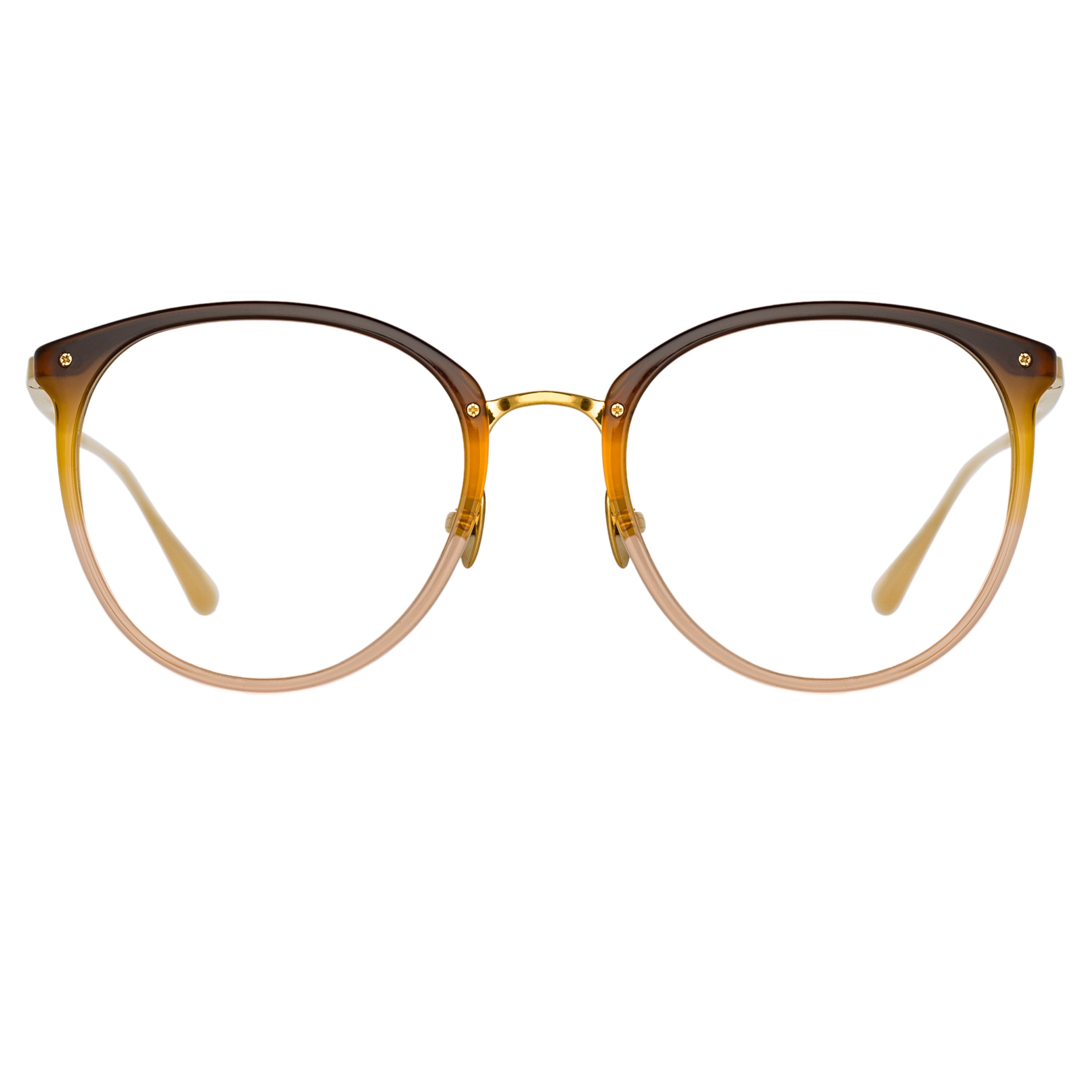 CALTHORPE OVAL OPTICAL FRAME IN BROWN GRADIENT - 1