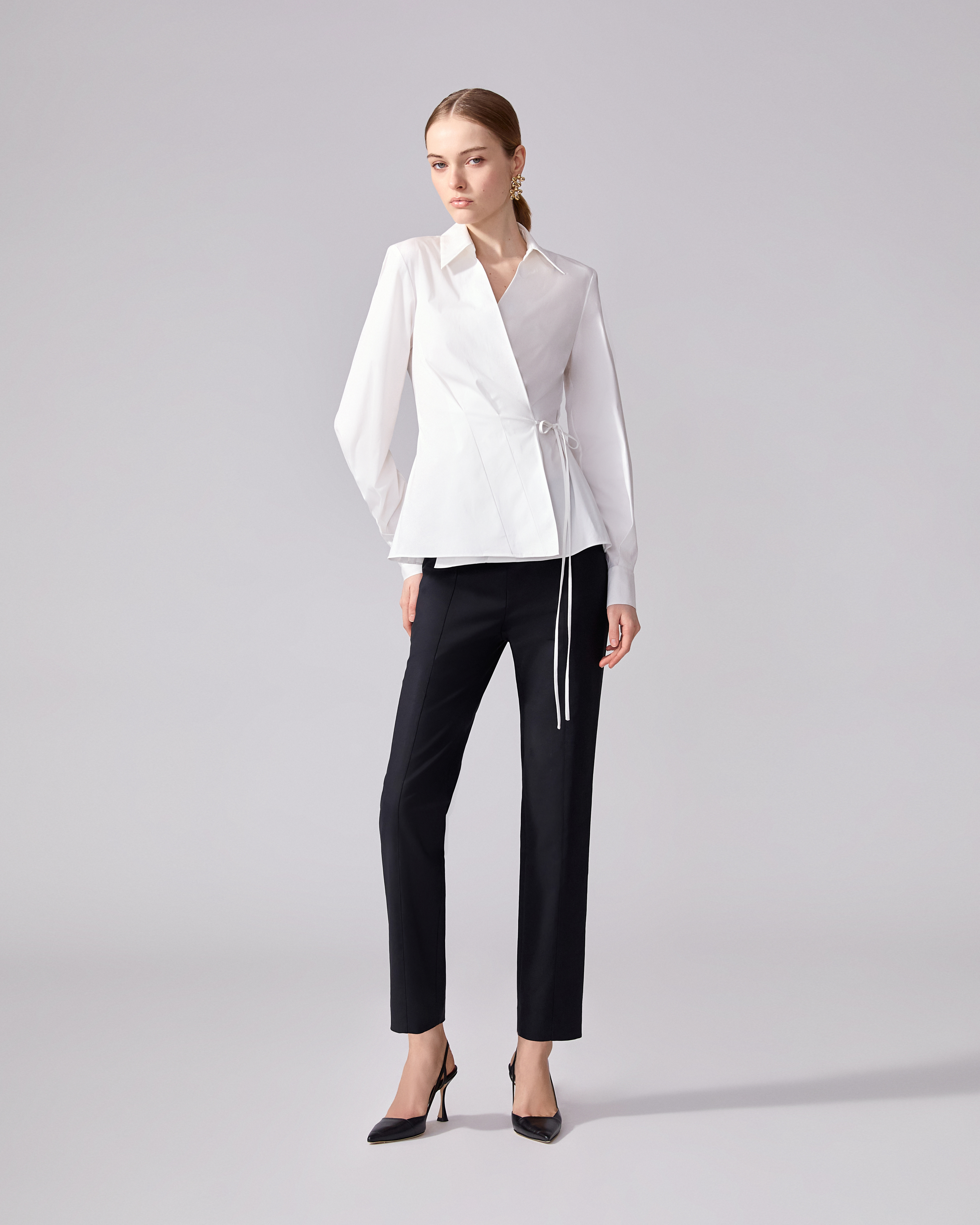 Tie-Waist Wrap Top - 4