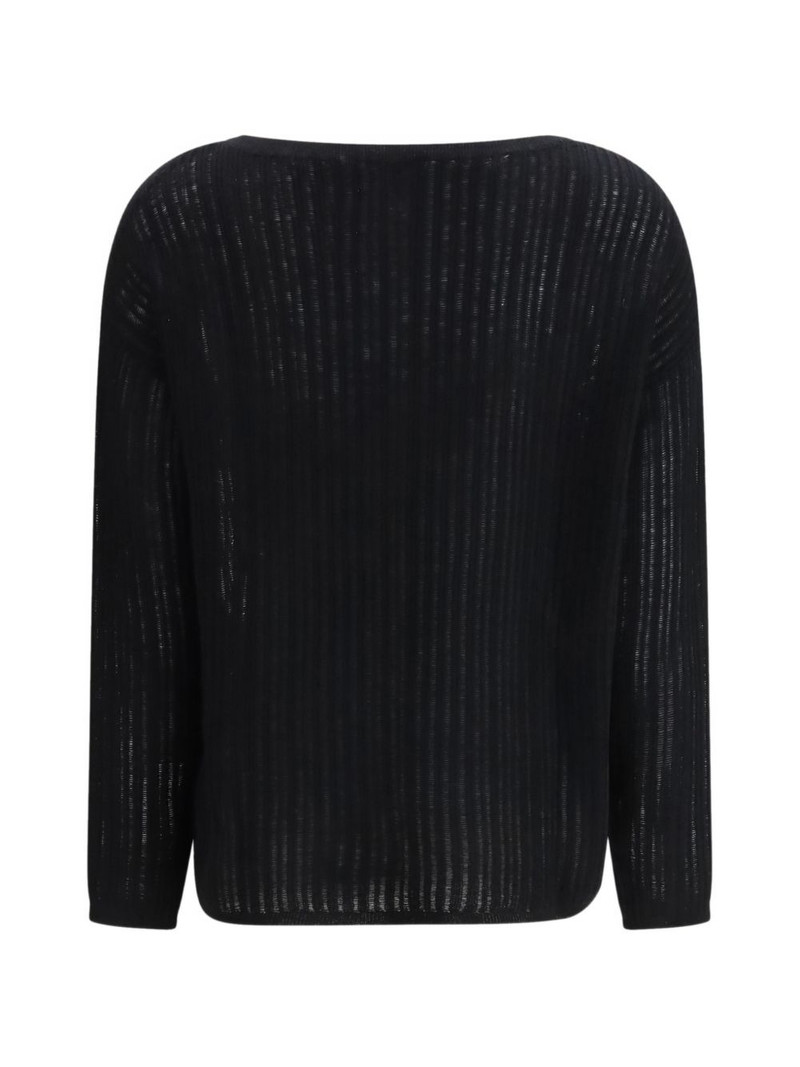 Allude boatneck knitwear outlook