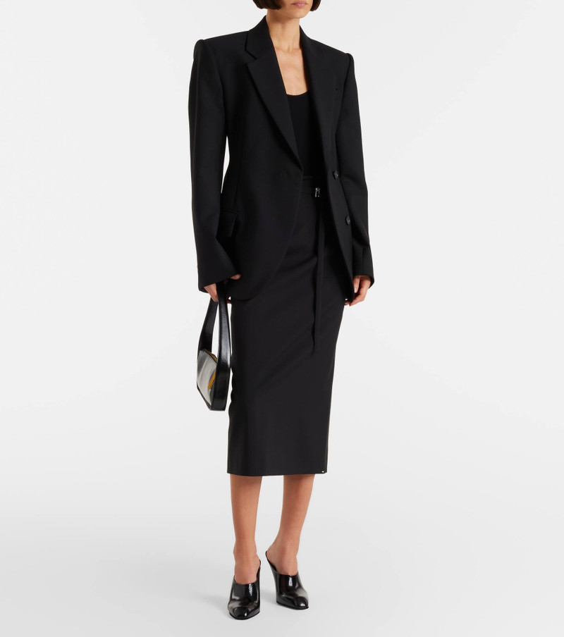 Sportmax Double-breasted peplum blazer outlook