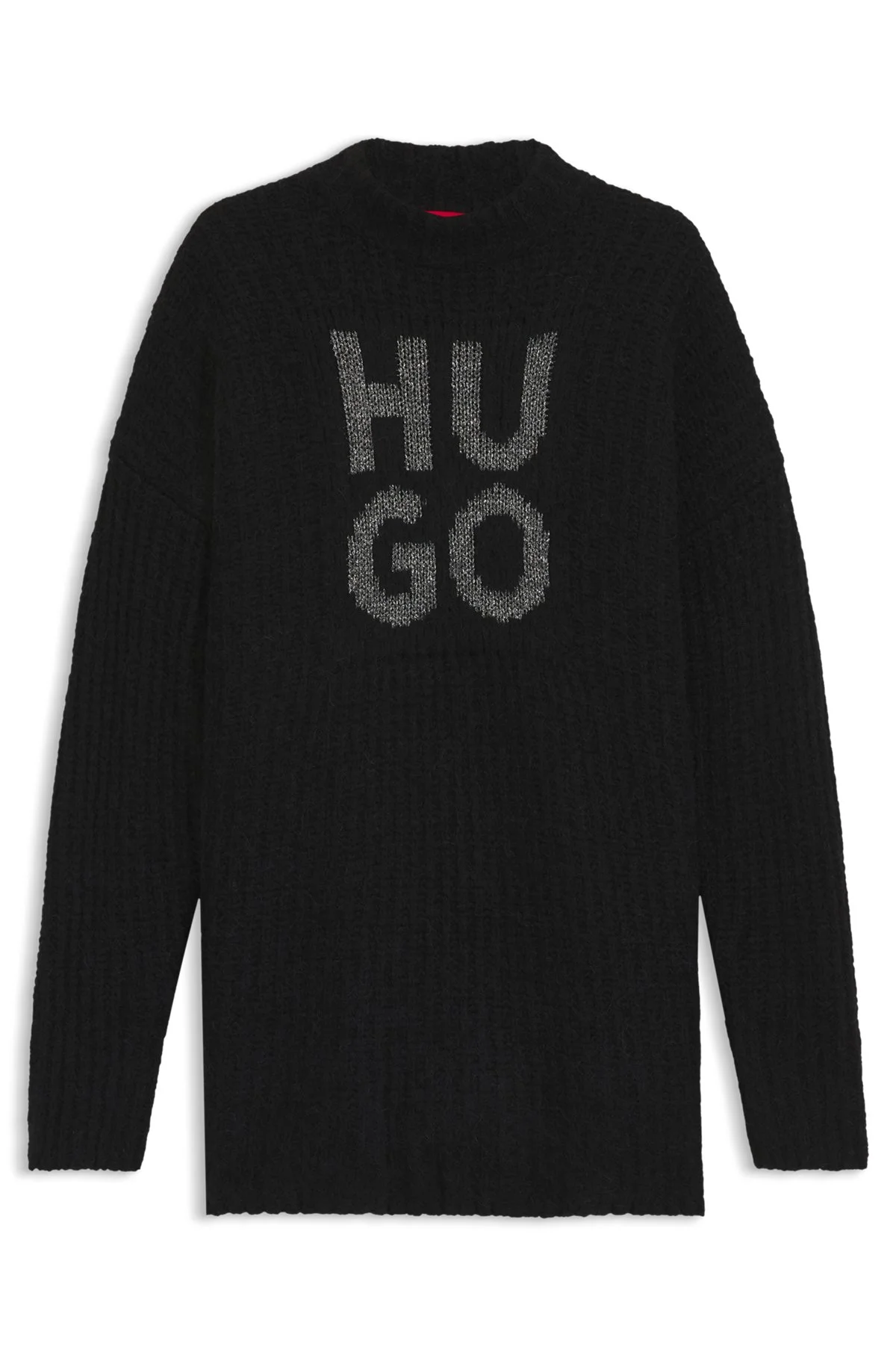 SPARKLING STACKED-LOGO SWEATER WITH WOOL AND ALPACA - 1