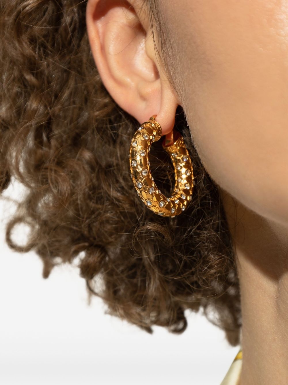 Greca-engraved hoops - 2
