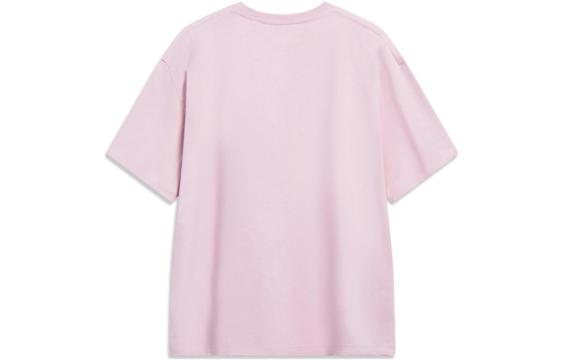 Li-Ning Chinese Culture Butterfly Graphic T-shirt 'Pink' AHST207-4 - 2