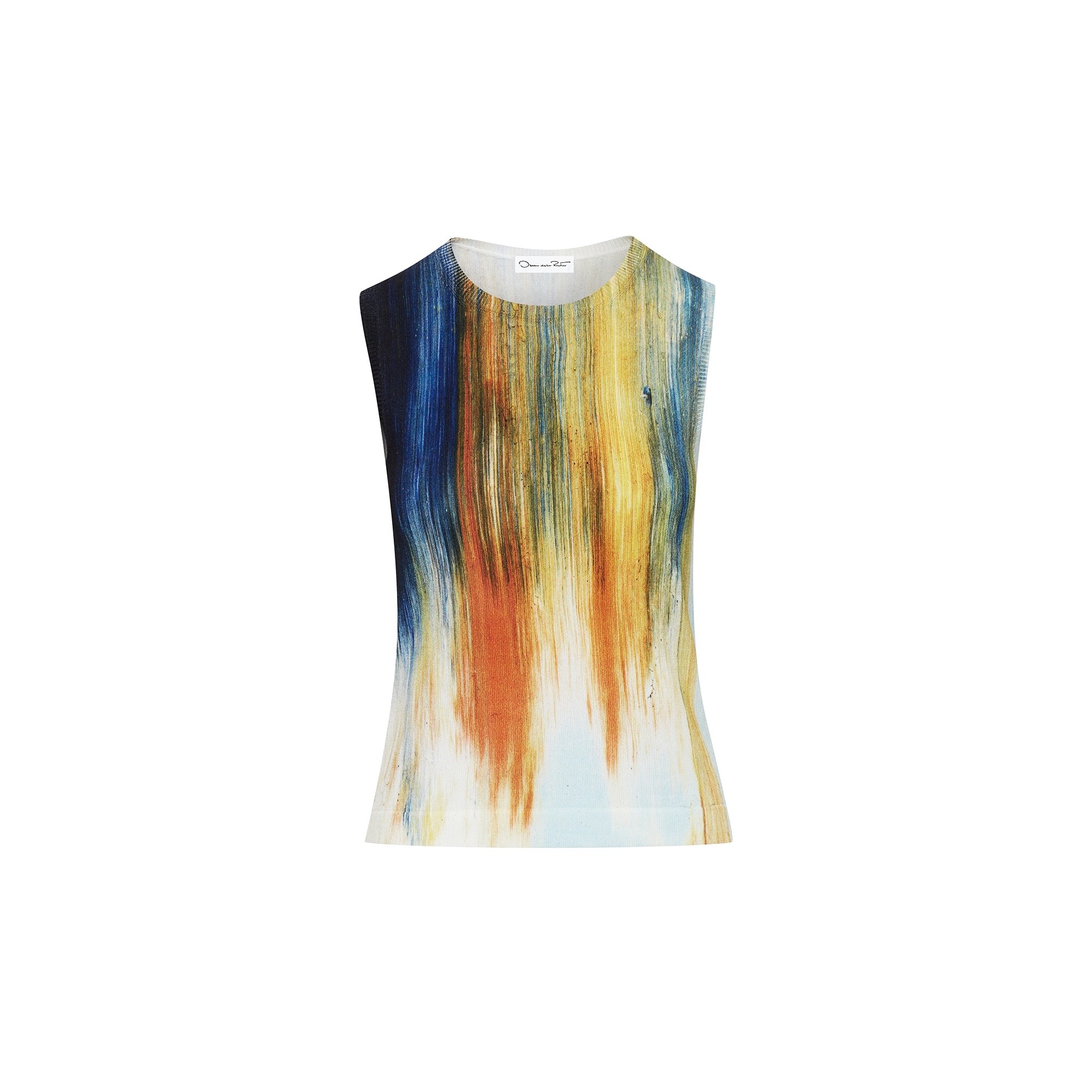 ABSTRACT BRUSHSTROKE PRINTED TANK - 5