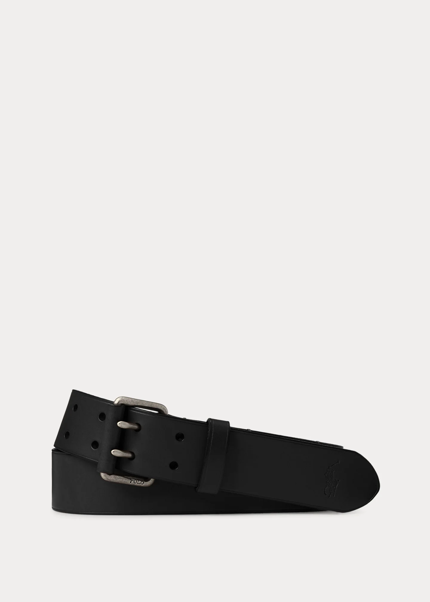 Double-Prong Leather Belt - 1