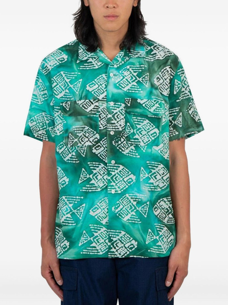 patterned cotton shirt 1