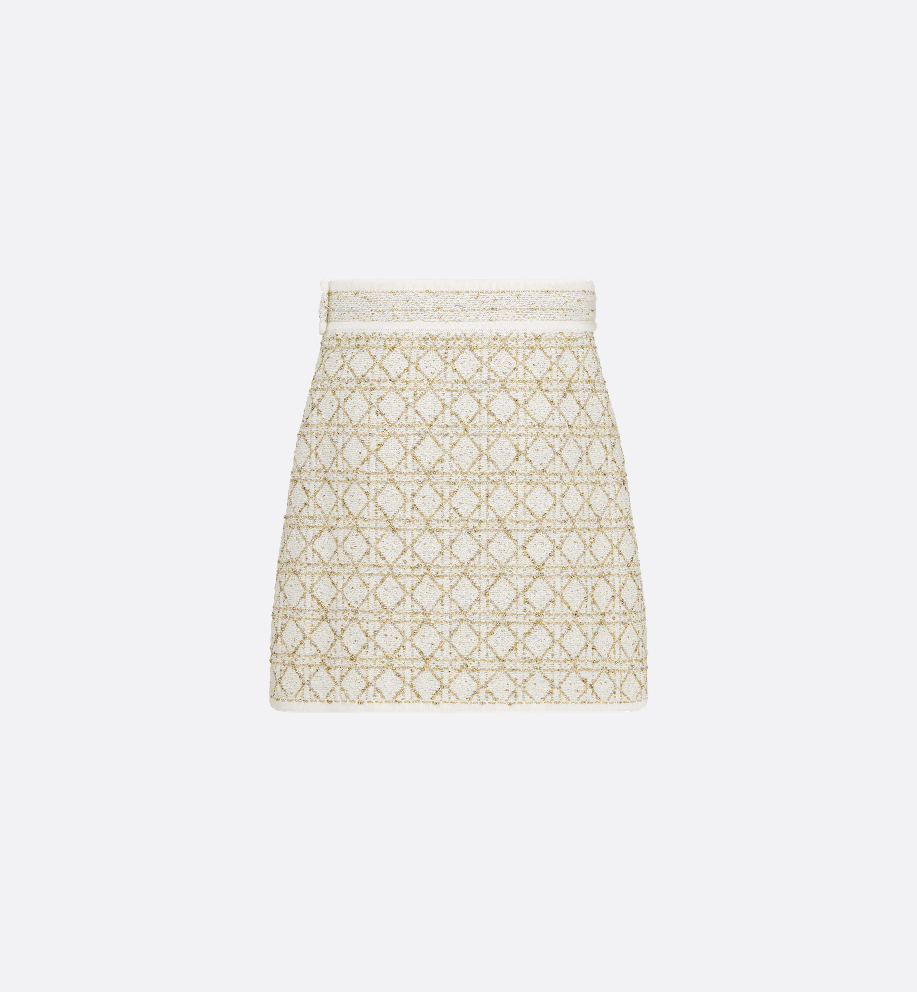 Dior Or Cannage Miniskirt - 5