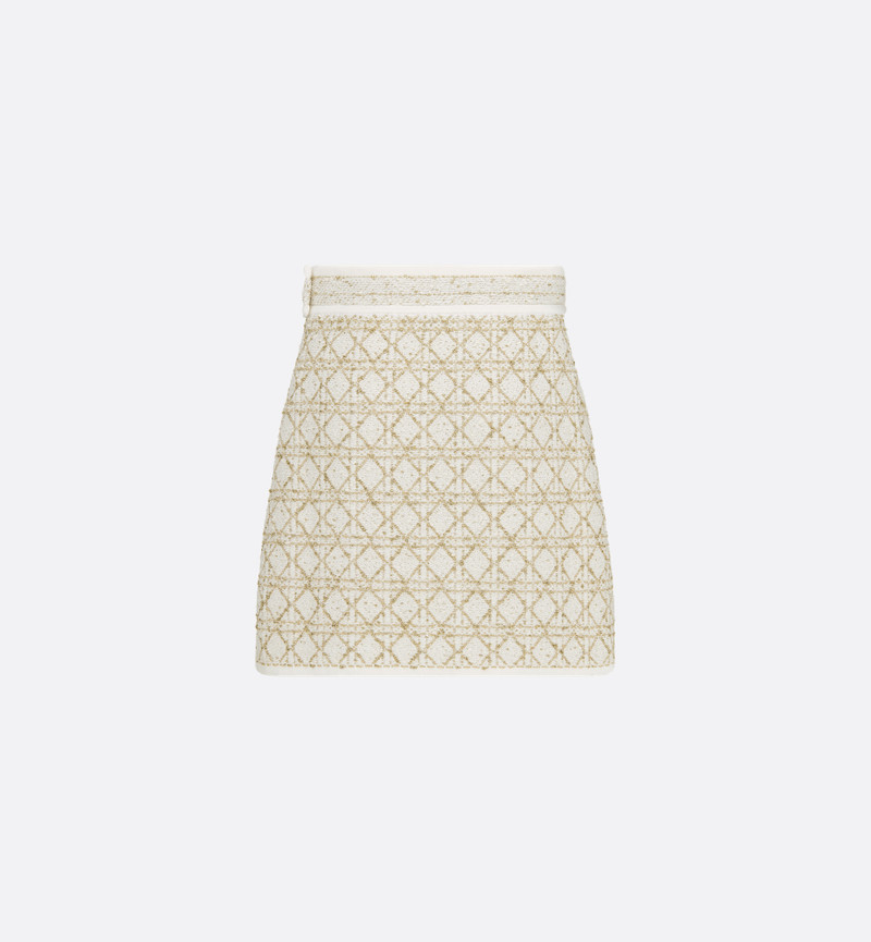 Dior Dior Or Cannage Miniskirt outlook