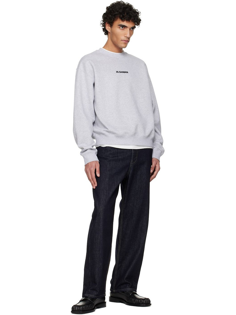 Jil Sander Gray Printed Sweatshirt outlook