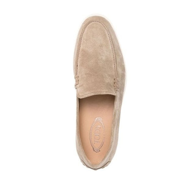 Tod's Beige suede loafers outlook