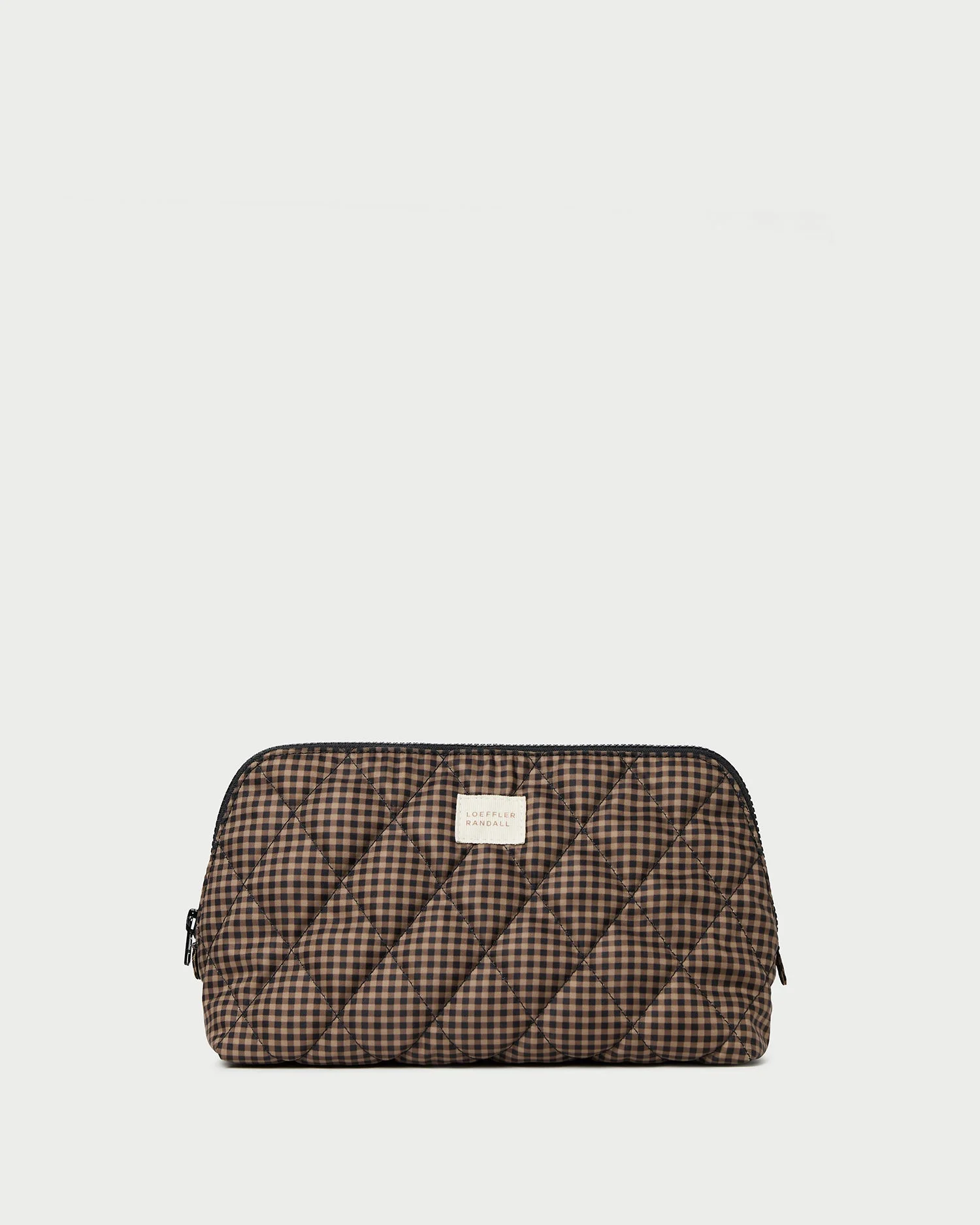 Frances Brown/Black Check Cosmetic Pouch - 1