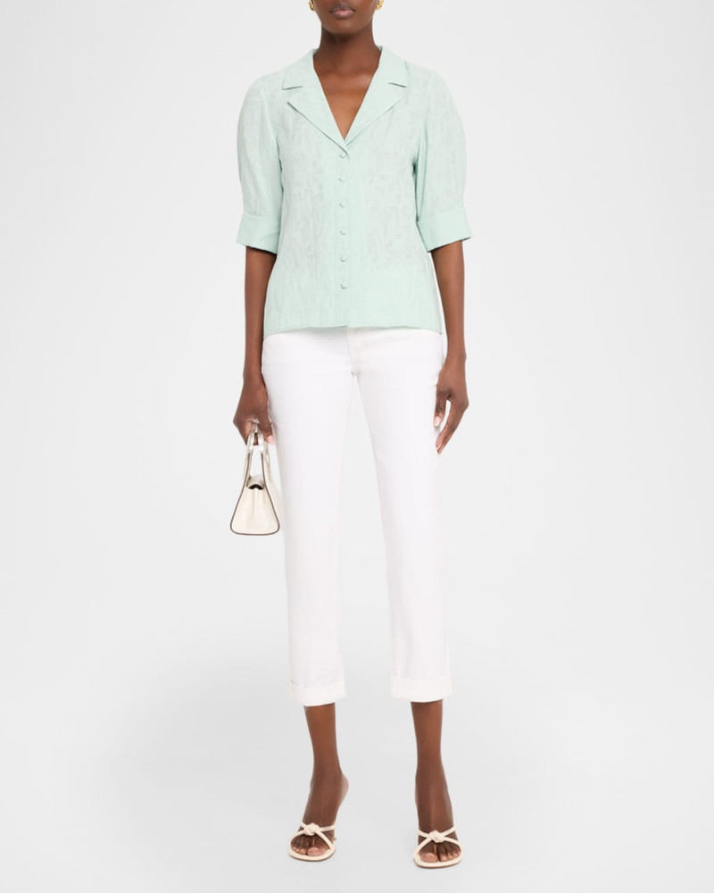 rag & bone Carmella Puff-Sleeve Blouse outlook